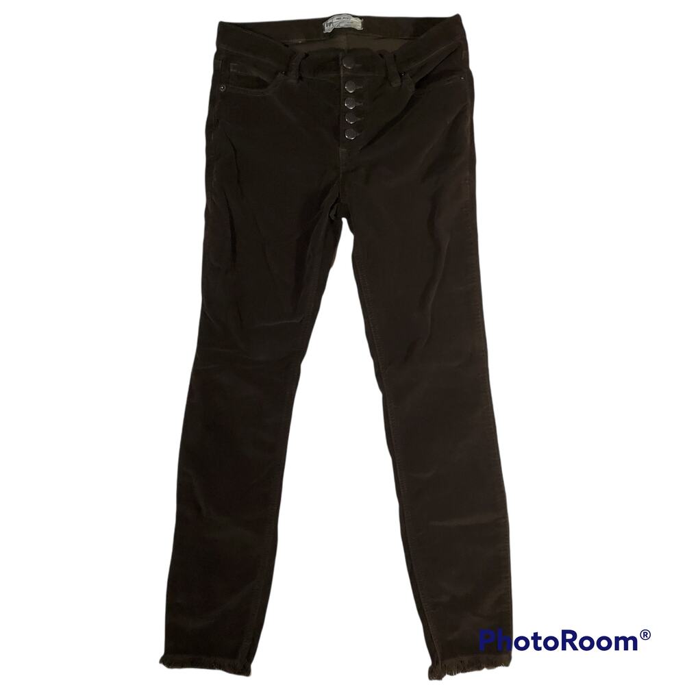 Free People | Raw-Edge Cord Casual Cropped Pants | Size 26
